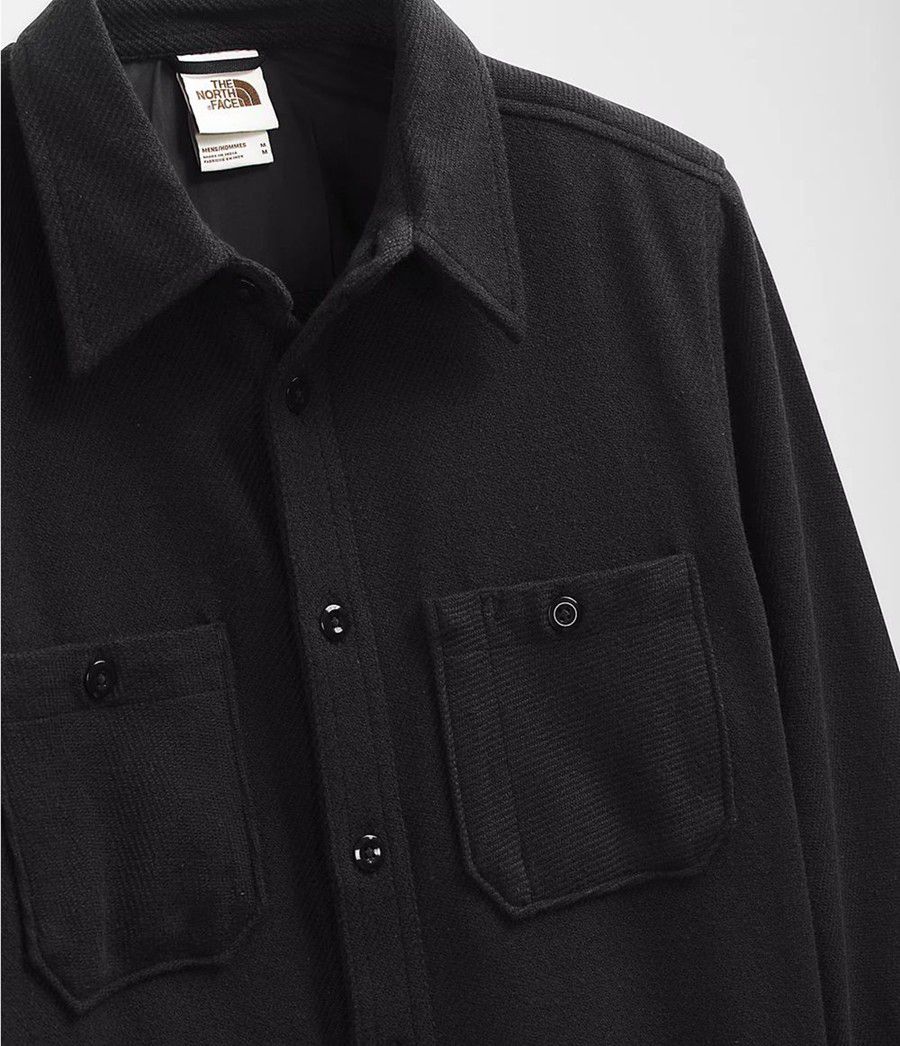 Pánské Košile The North Face Valley Twill Flannel Černé | NRHBFUQ-56
