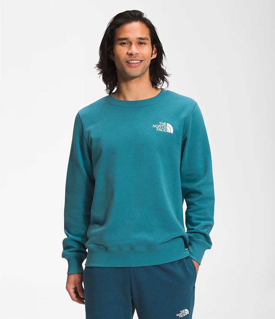 Pánské Mikiny The North Face Box Nse Crew Blankyt | LMSHCZG-03