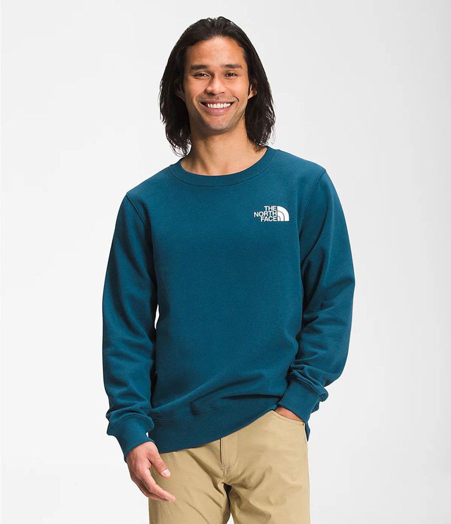 Pánské Mikiny The North Face Box Nse Crew Blankyt | KFOBQTE-62