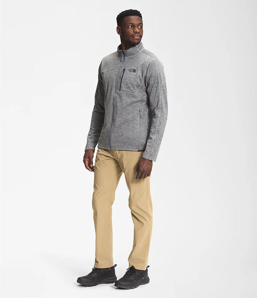 Pánské Mikiny The North Face Canyonlands Full Zip Šedé | TASXPIO-74