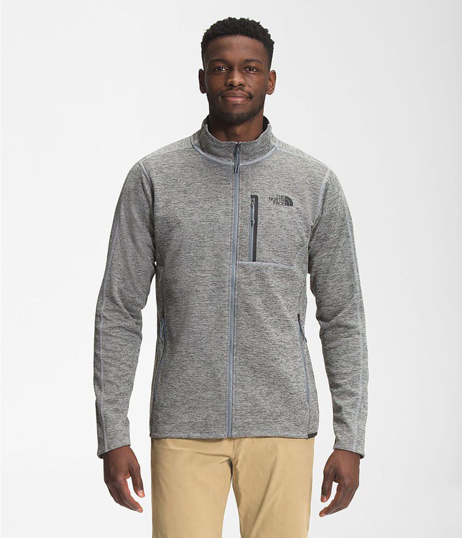Pánské Mikiny The North Face Canyonlands Full Zip Šedé | TASXPIO-74