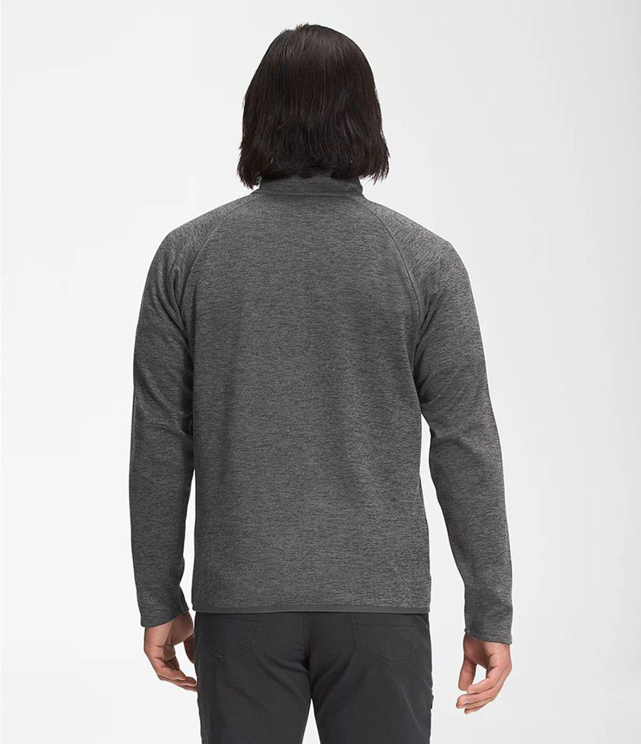Pánské Mikiny The North Face Canyonlands Full Zip Tmavě Šedé | IJRULMK-34