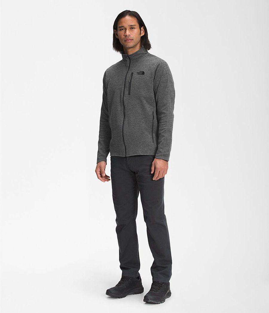 Pánské Mikiny The North Face Canyonlands Full Zip Tmavě Šedé | IJRULMK-34
