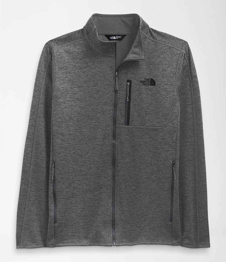 Pánské Mikiny The North Face Canyonlands Full Zip Tmavě Šedé | IJRULMK-34