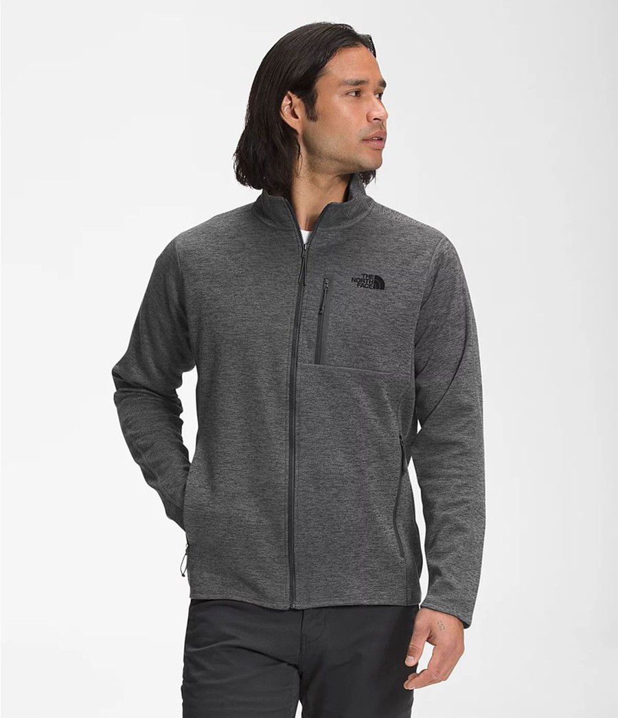 Pánské Mikiny The North Face Canyonlands Full Zip Tmavě Šedé | IJRULMK-34