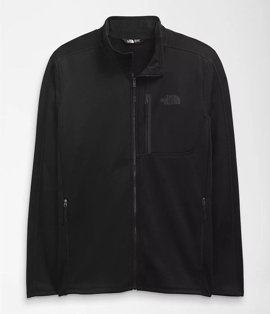 Pánské Mikiny The North Face Canyonlands Full Zip Černé | KDGFUWQ-84