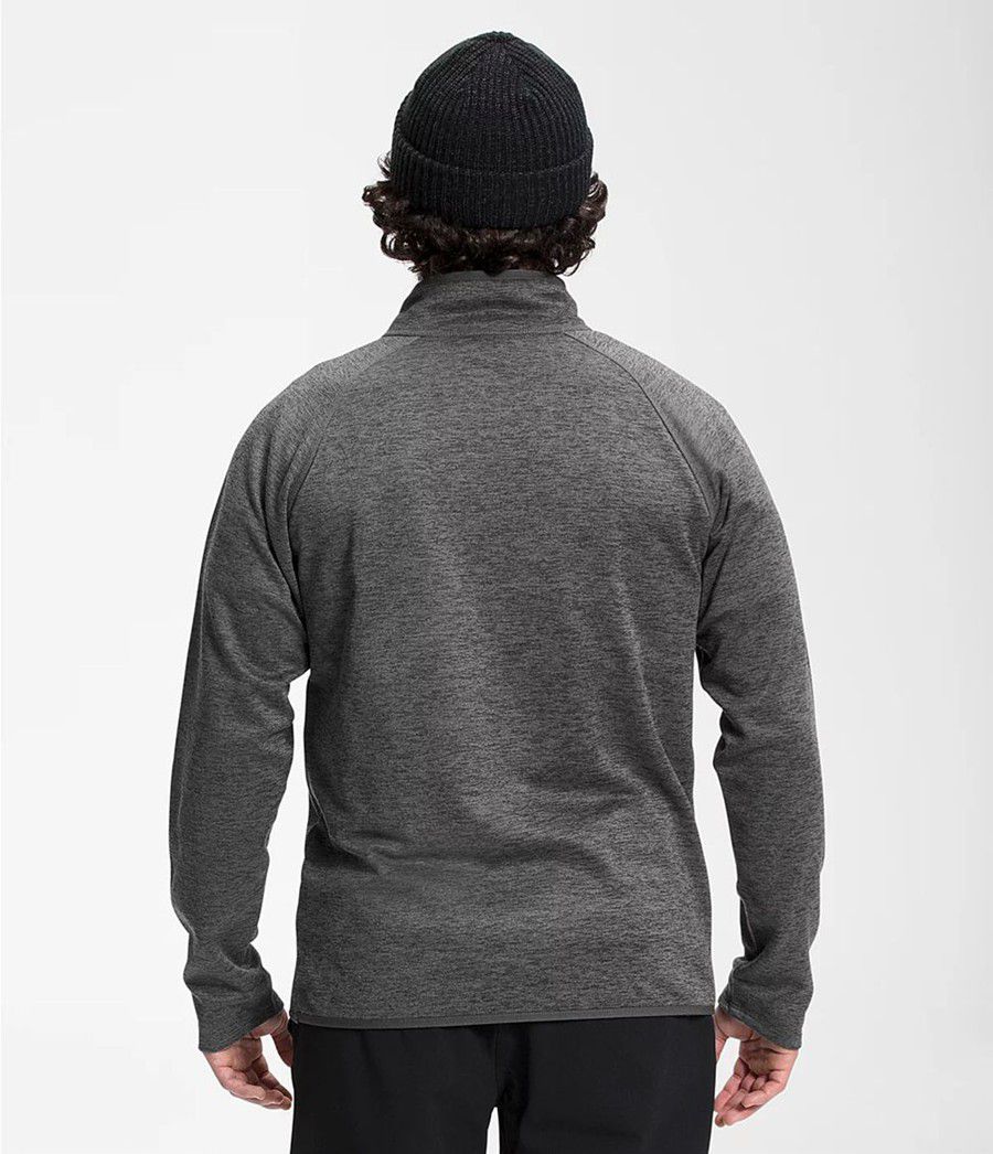 Pánské Mikiny The North Face Canyonlands ½ Zip Tmavě Šedé | OCWGFTU-14