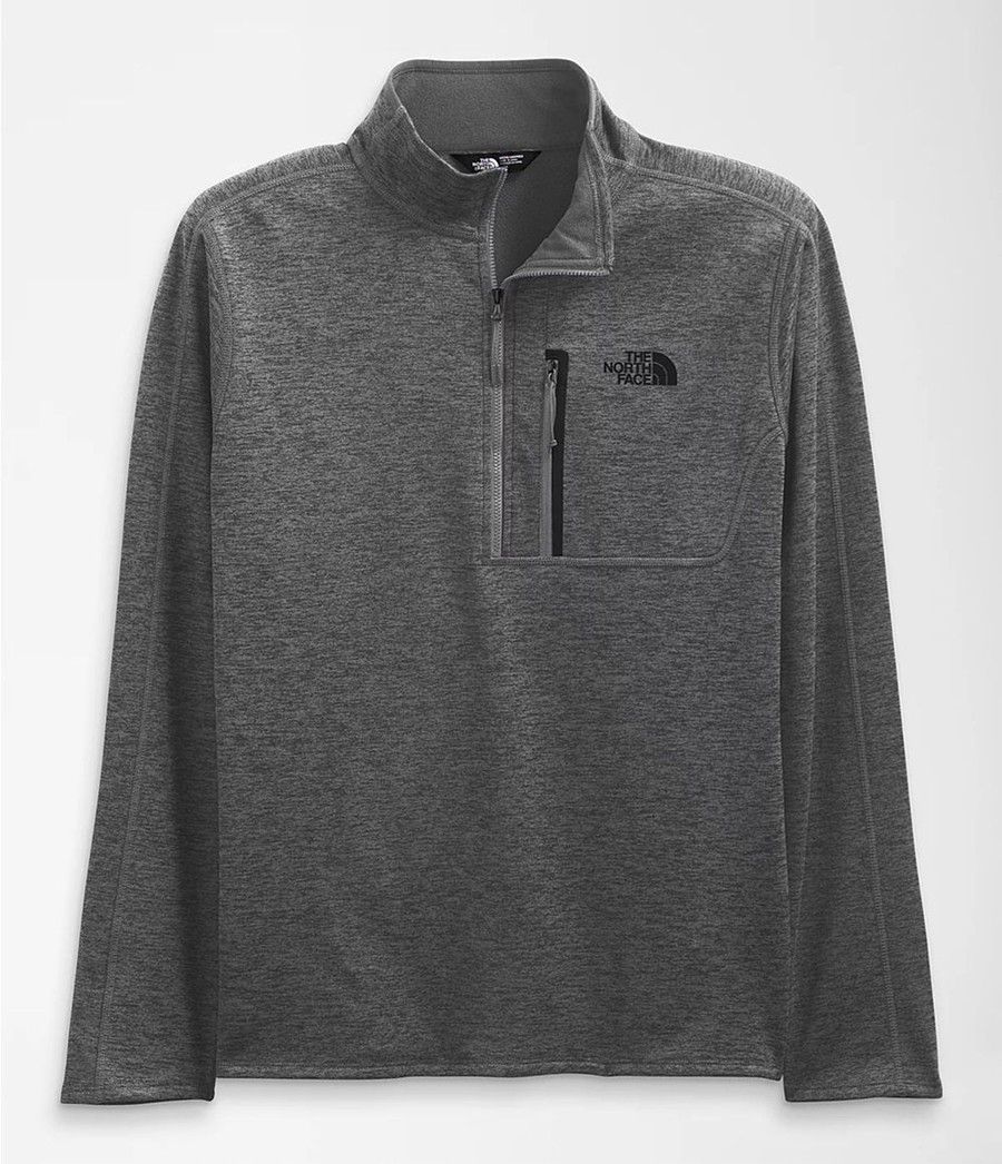 Pánské Mikiny The North Face Canyonlands ½ Zip Tmavě Šedé | OCWGFTU-14
