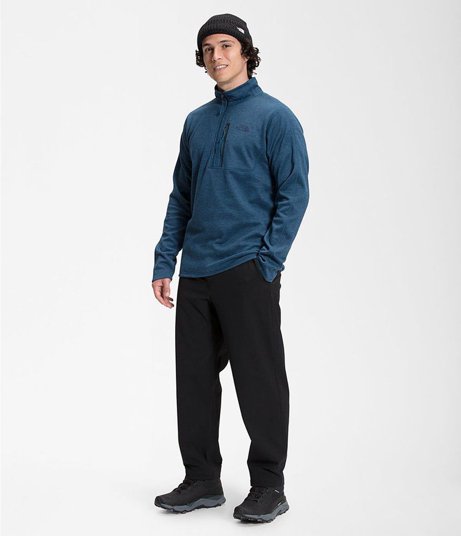 Pánské Mikiny The North Face Canyonlands ½ Zip Blankyt | USDZHVT-67
