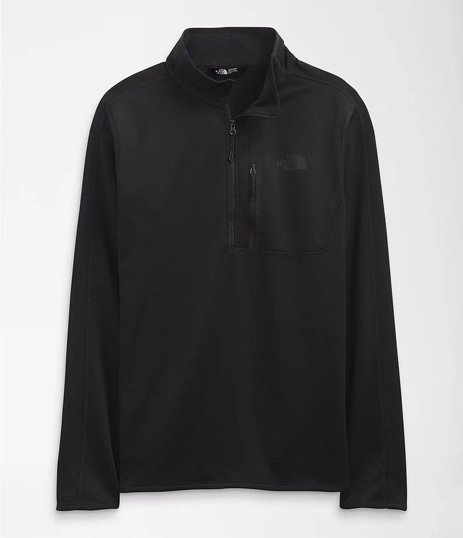 Pánské Mikiny The North Face Canyonlands ½ Zip Černé | SWRBHQN-81