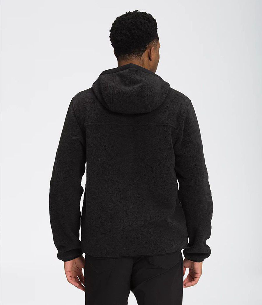 Pánské Mikiny The North Face Carbondale ¼ Snap Černé | SJFYRIN-82