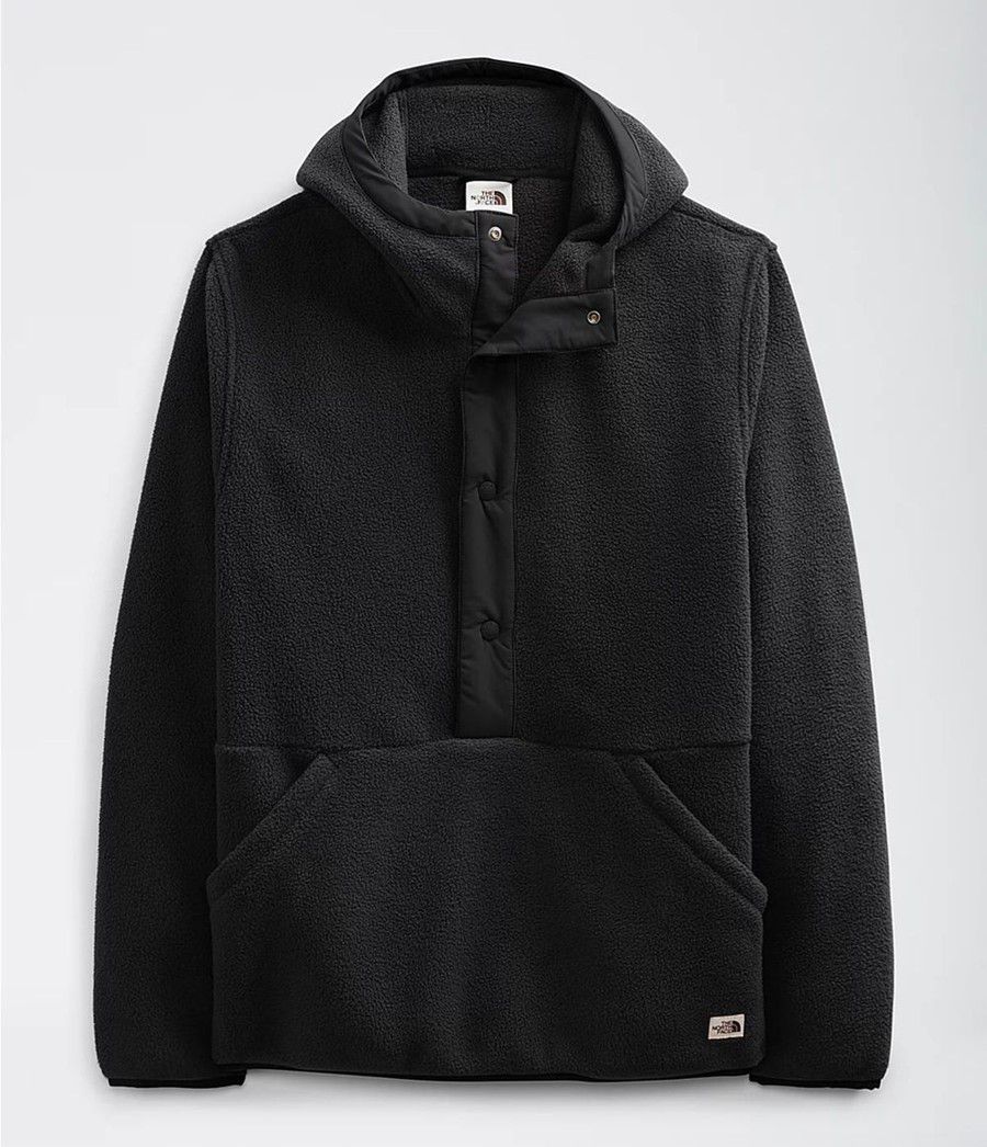 Pánské Mikiny The North Face Carbondale ¼ Snap Černé | SJFYRIN-82