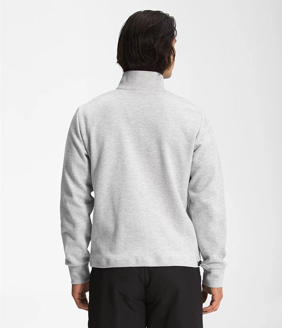 Pánské Mikiny The North Face City Standard Double-Knit Full Zip Světle Šedé | NWYLIOB-32