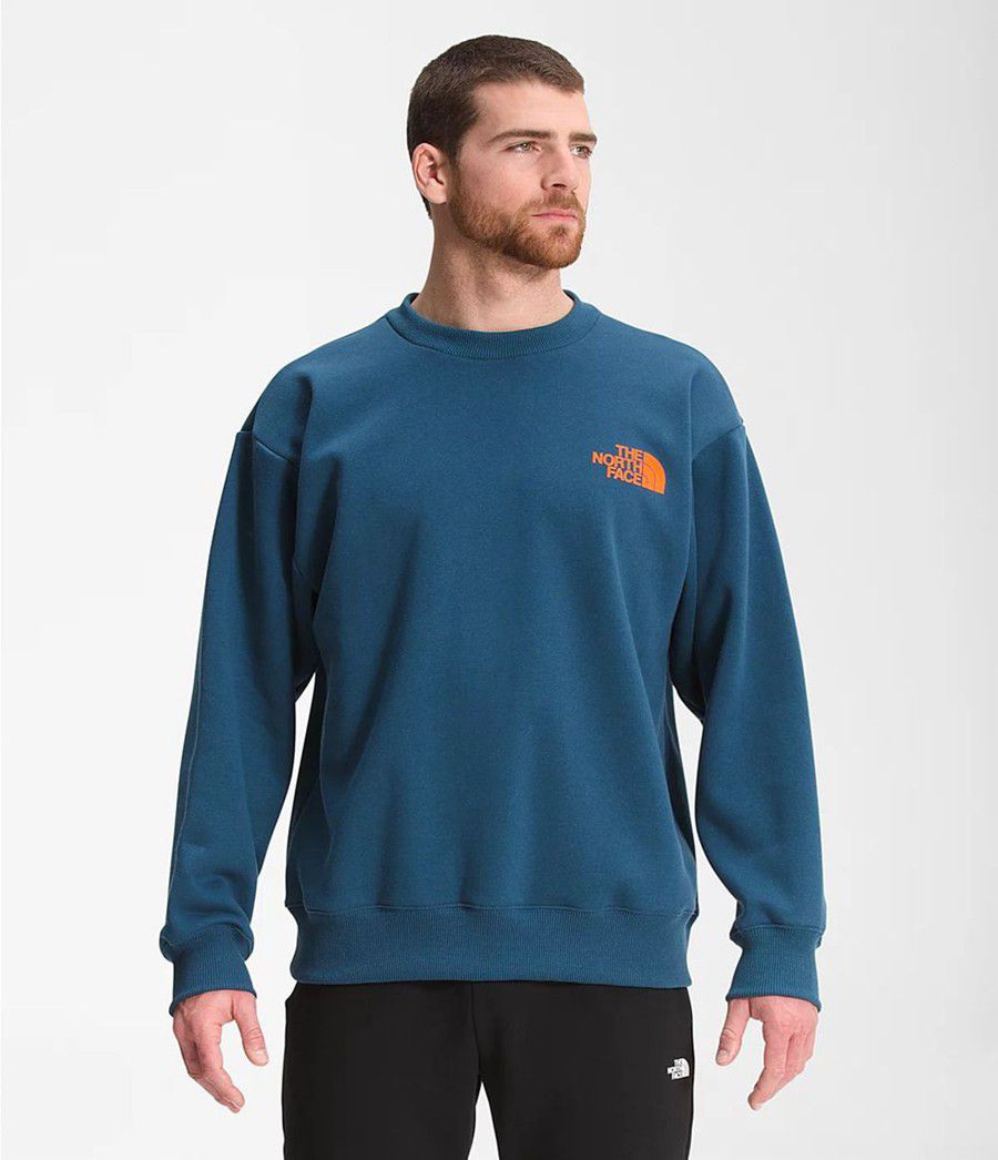 Pánské Mikiny The North Face Coordinates Crew Blankyt | EFDWAZY-98