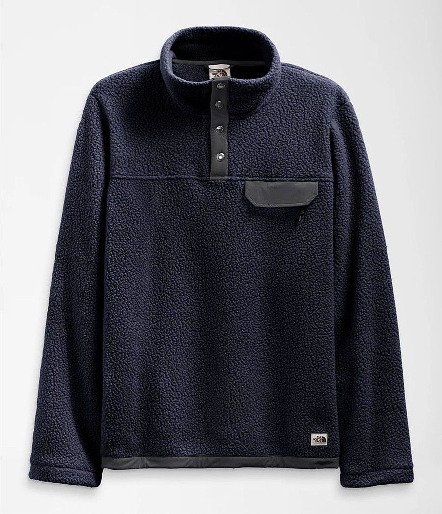 Pánské Mikiny The North Face Cragmont ¼ Snap Pullover Tmavě Blankyt | NTOEZVG-71