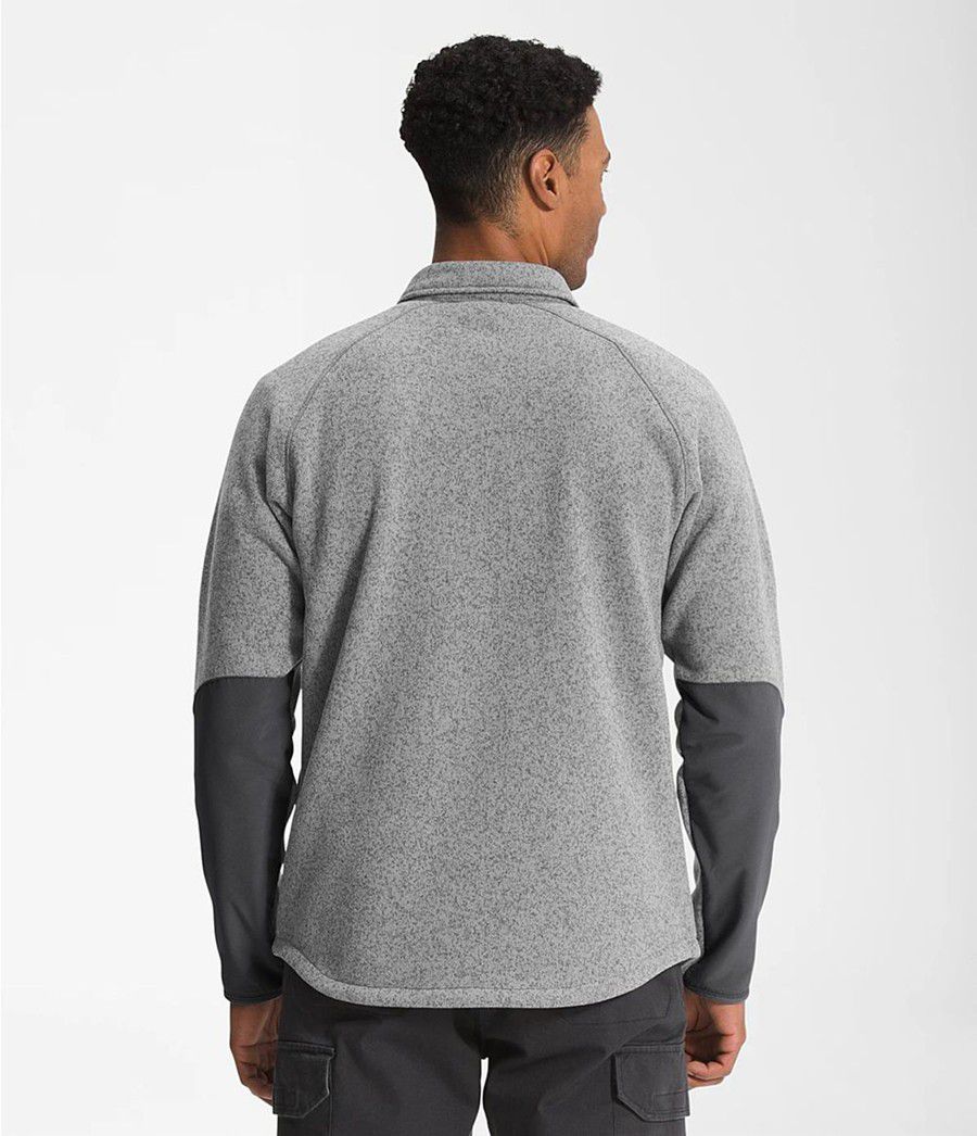 Pánské Mikiny The North Face Gordon Lyons Shacket Šedé | ZDEJKYT-59