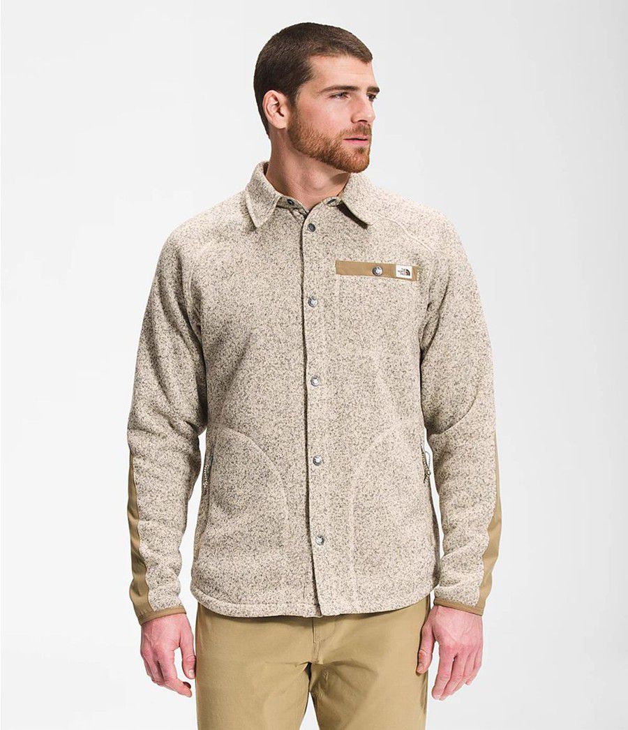 Pánské Mikiny The North Face Gordon Lyons Shacket Hnědé | GVWEROU-80