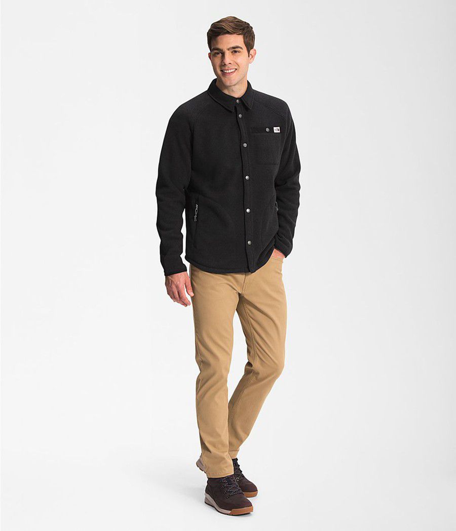 Pánské Mikiny The North Face Gordon Lyons Shacket Černé | BEPJCVZ-80