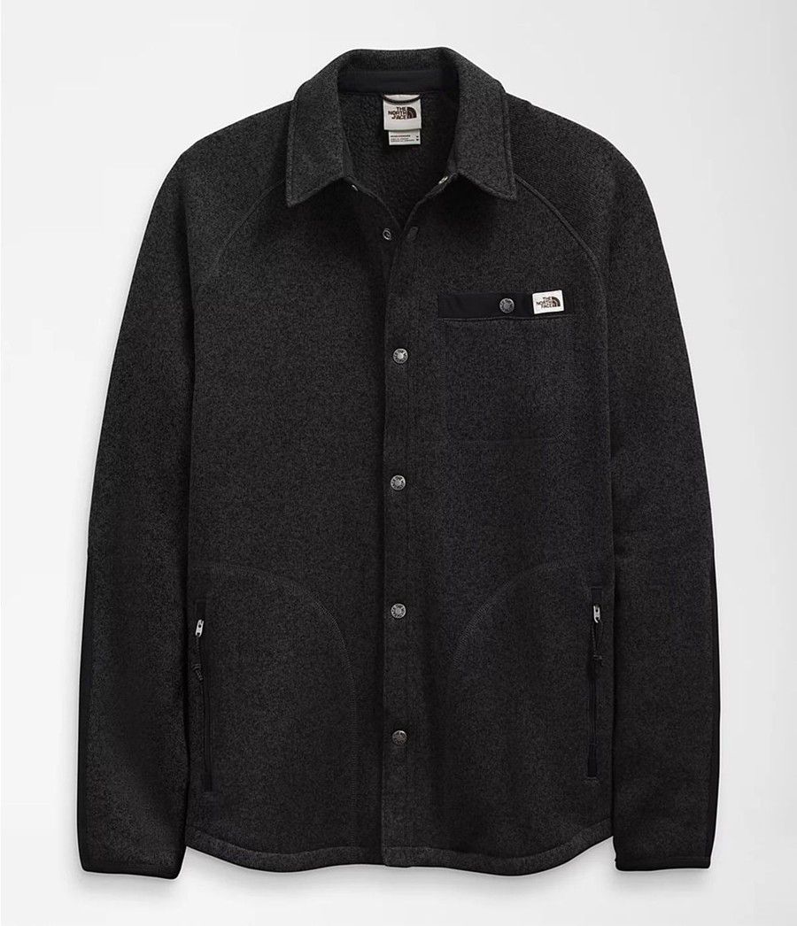 Pánské Mikiny The North Face Gordon Lyons Shacket Černé | BEPJCVZ-80