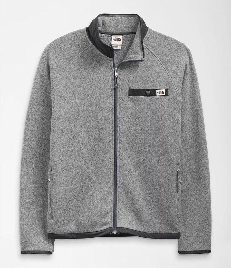 Pánské Mikiny The North Face Gordon Lyons Full Zip Šedé | DCGBULJ-53