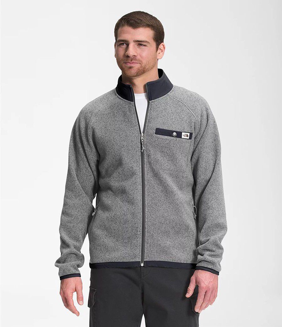 Pánské Mikiny The North Face Gordon Lyons Full Zip Šedé | DCGBULJ-53