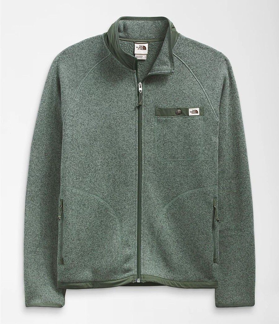 Pánské Mikiny The North Face Gordon Lyons Full Zip Zelene | EUNDWOC-24