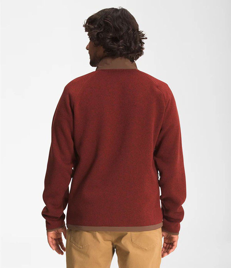 Pánské Mikiny The North Face Gordon Lyons Full Zip Červené | SMOJIPD-95