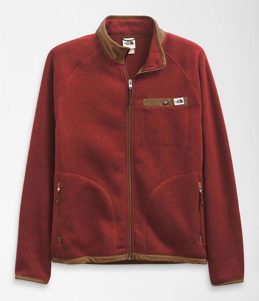 Pánské Mikiny The North Face Gordon Lyons Full Zip Červené | SMOJIPD-95