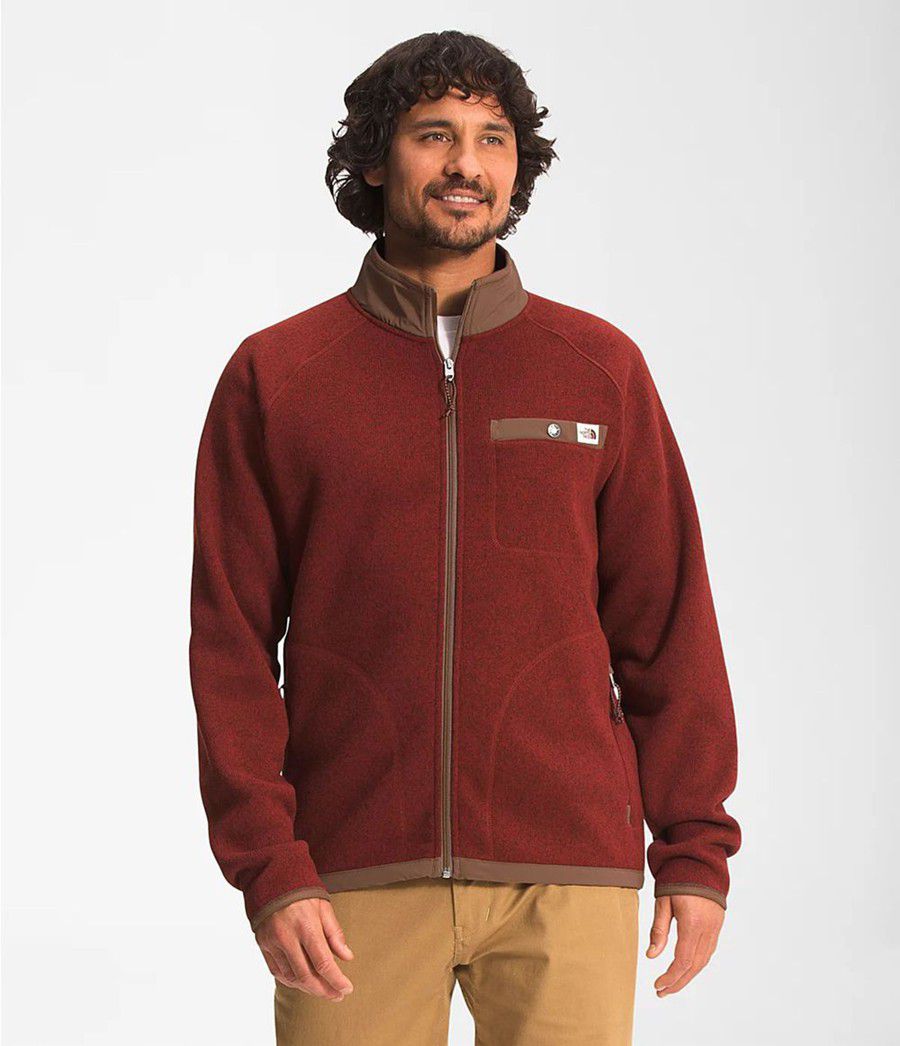 Pánské Mikiny The North Face Gordon Lyons Full Zip Červené | SMOJIPD-95