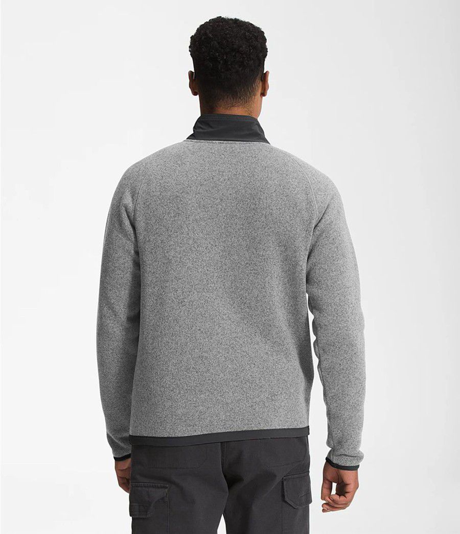 Pánské Mikiny The North Face Gordon Lyons ¼ Zip Šedé | JDHUNIL-29