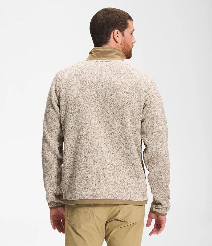 Pánské Mikiny The North Face Gordon Lyons ¼ Zip Hnědé | IABGCWP-40