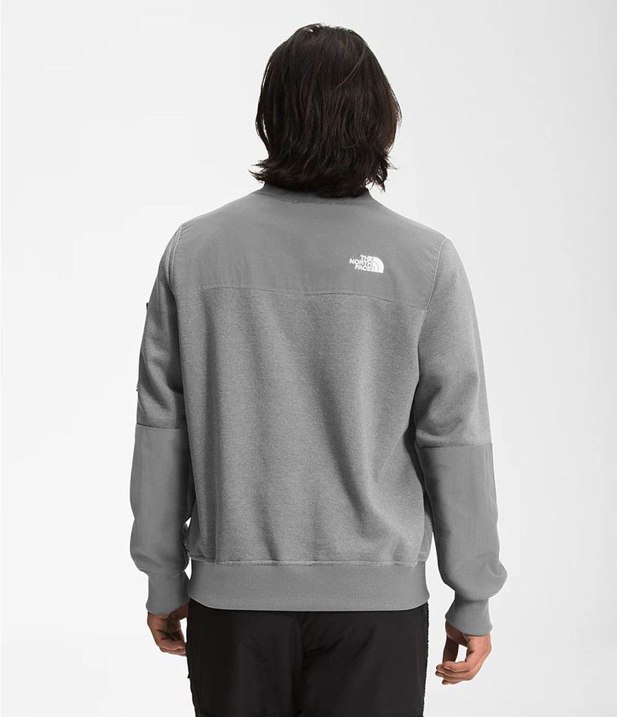 Pánské Mikiny The North Face Highrail Crewneck Šedé | VZPBNGQ-60