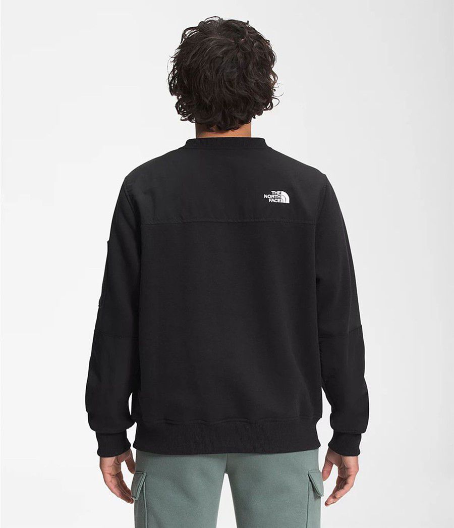 Pánské Mikiny The North Face Highrail Crewneck Černé | IMGPVSD-79