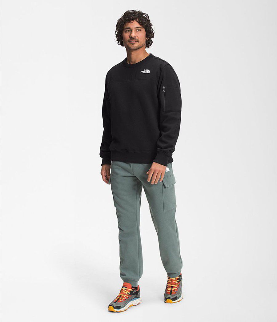 Pánské Mikiny The North Face Highrail Crewneck Černé | IMGPVSD-79