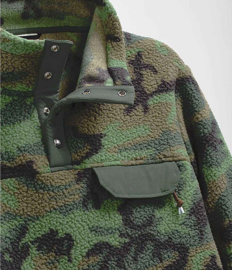 Pánské Mikiny The North Face Printed Cragmont ¼ Snap Pullover Camouflage | ETPWLZU-67