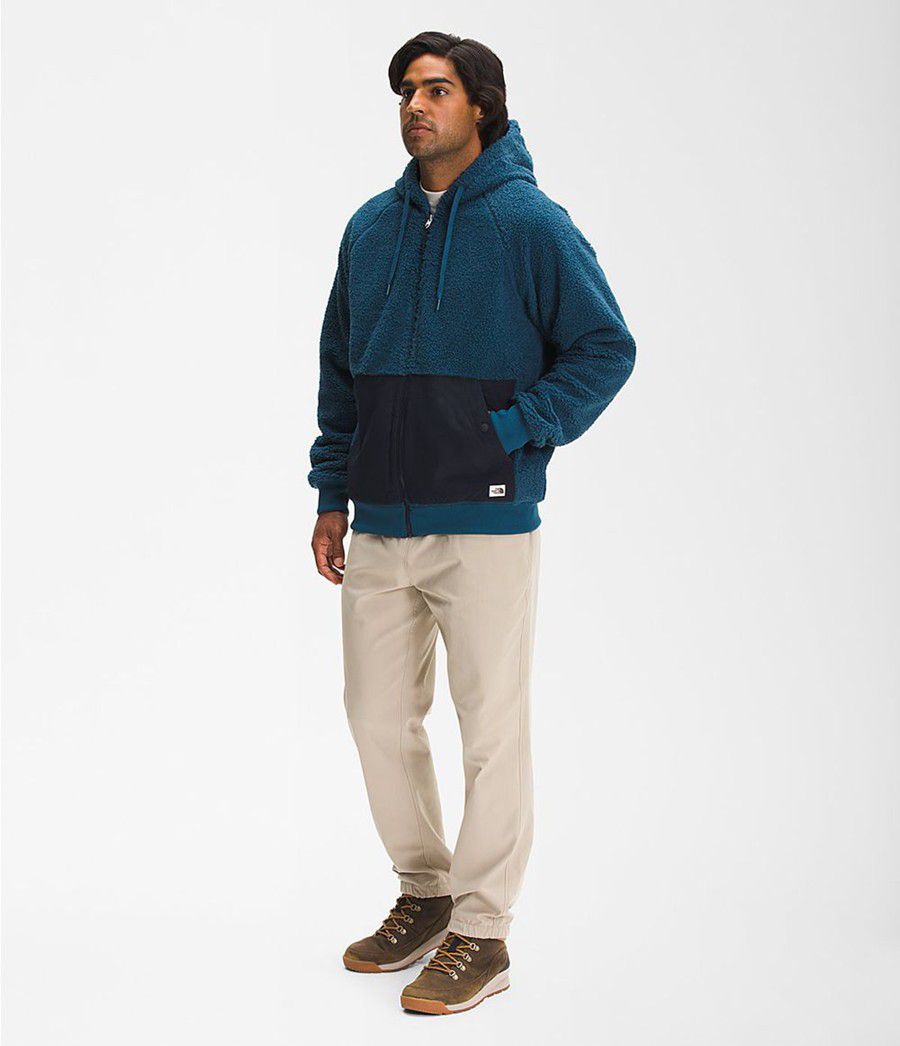 Pánské Mikiny The North Face Ridge Fleece Full Zip Blankyt | XPLWVUT-60