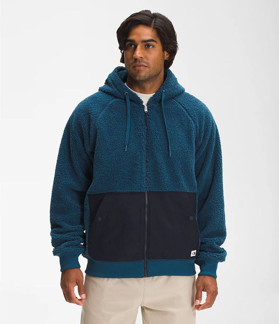 Pánské Mikiny The North Face Ridge Fleece Full Zip Blankyt | XPLWVUT-60