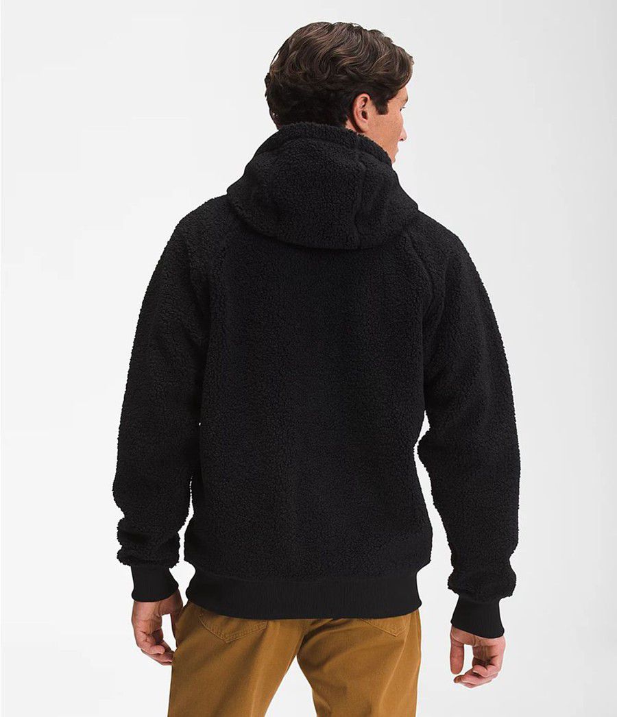 Pánské Mikiny The North Face Ridge Fleece Full Zip Černé | UQVEJBG-73
