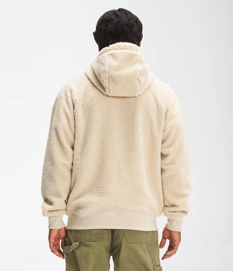 Pánské Mikiny The North Face Ridge Fleece Full Zip Bílé | HMJQKTP-09