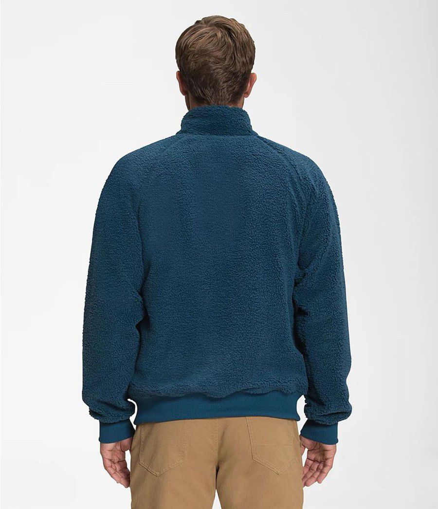 Pánské Mikiny The North Face Ridge Fleece 1/4 Zip Blankyt | ROESMHU-78