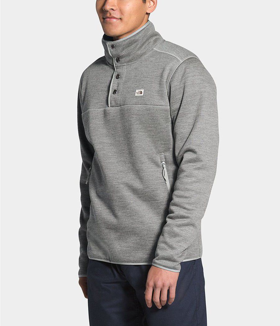 Pánské Mikiny The North Face Sherpa Patrol ¼ Snap Pullover Šedé | YQTXBCU-80