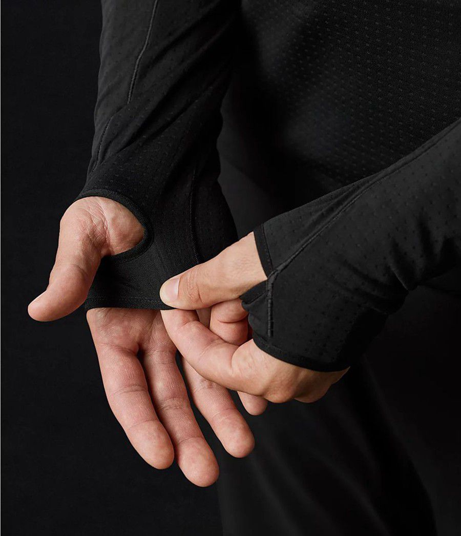 Pánské Mikiny The North Face Summit Dot Fleece ½ Zip Černé | JKXPFAE-67