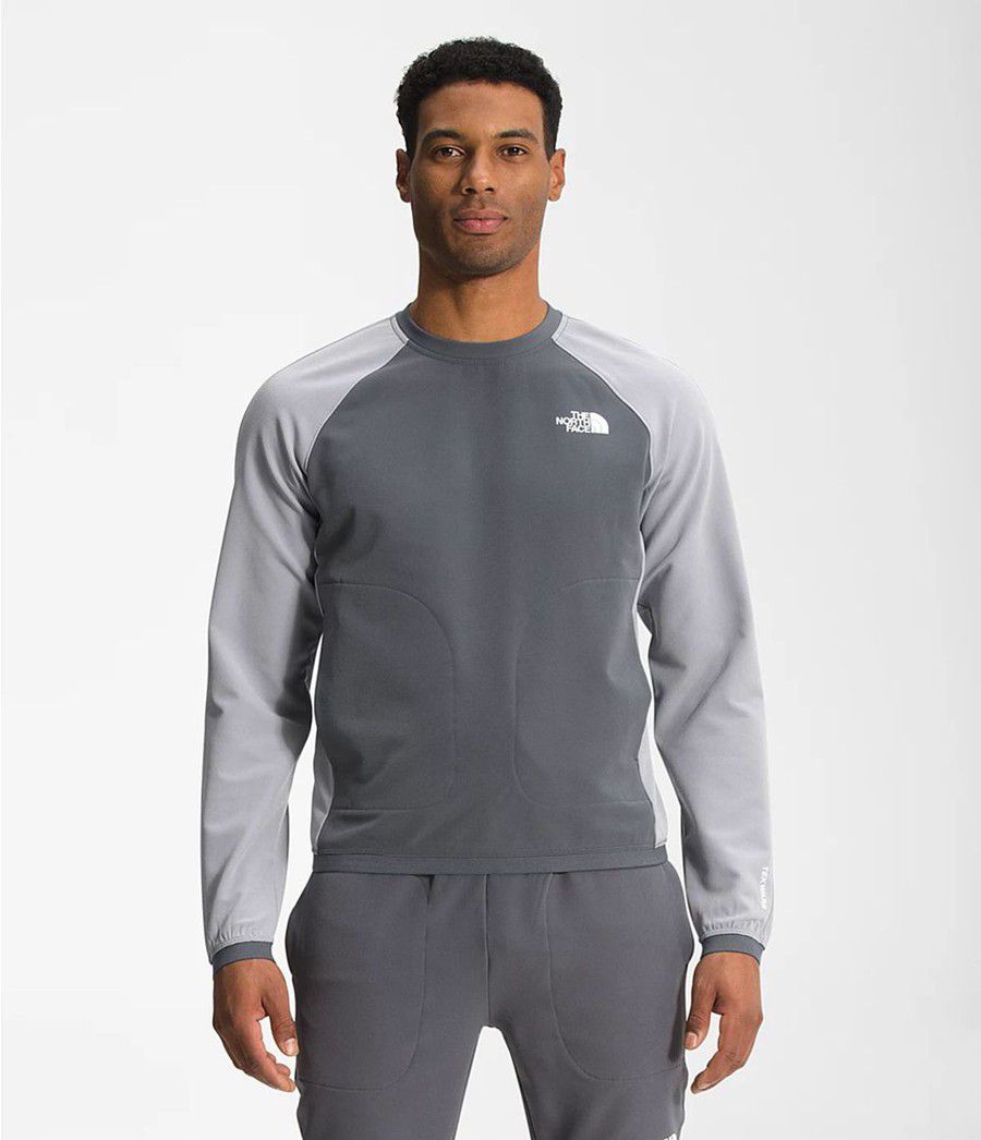 Pánské Mikiny The North Face Tekware® Fleece Crewneck Šedé | MOEHUPC-70