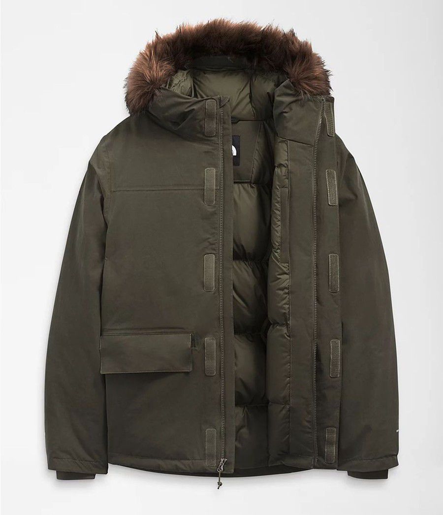 Pánské Parkas The North Face Arctic Olivy Zelené | KLEMRNG-14