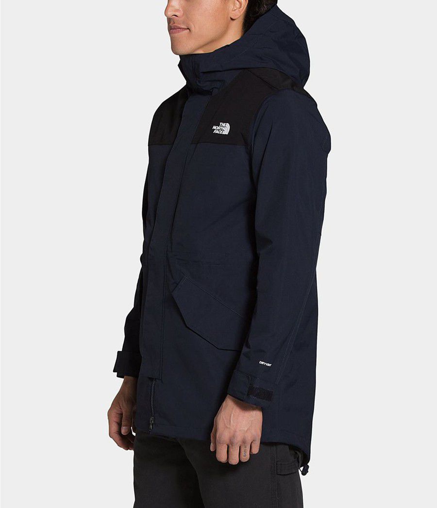 Pánské Parkas The North Face City Breeze Rain Tmavě Blankyt | LYWAZBC-07