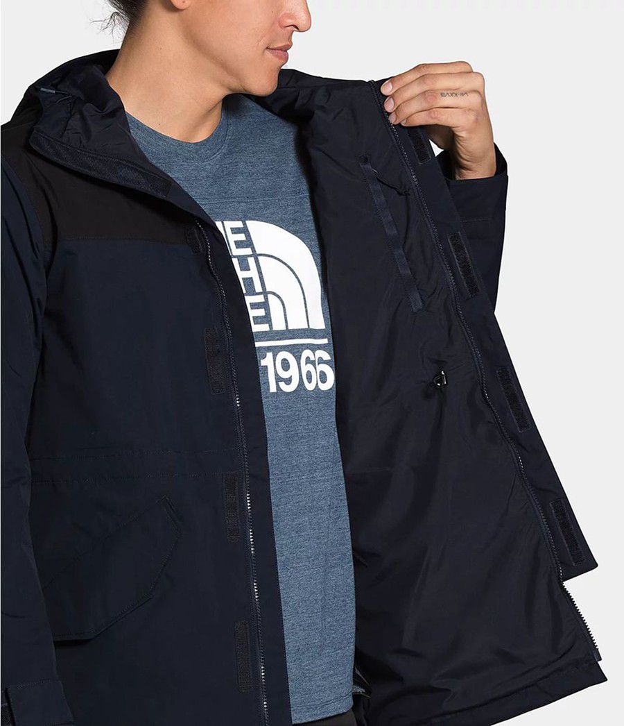 Pánské Parkas The North Face City Breeze Rain Tmavě Blankyt | LYWAZBC-07