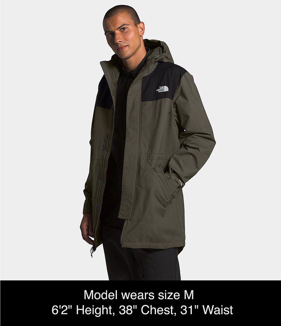 Pánské Parkas The North Face City Breeze Rain Černé | CHLZGAJ-81