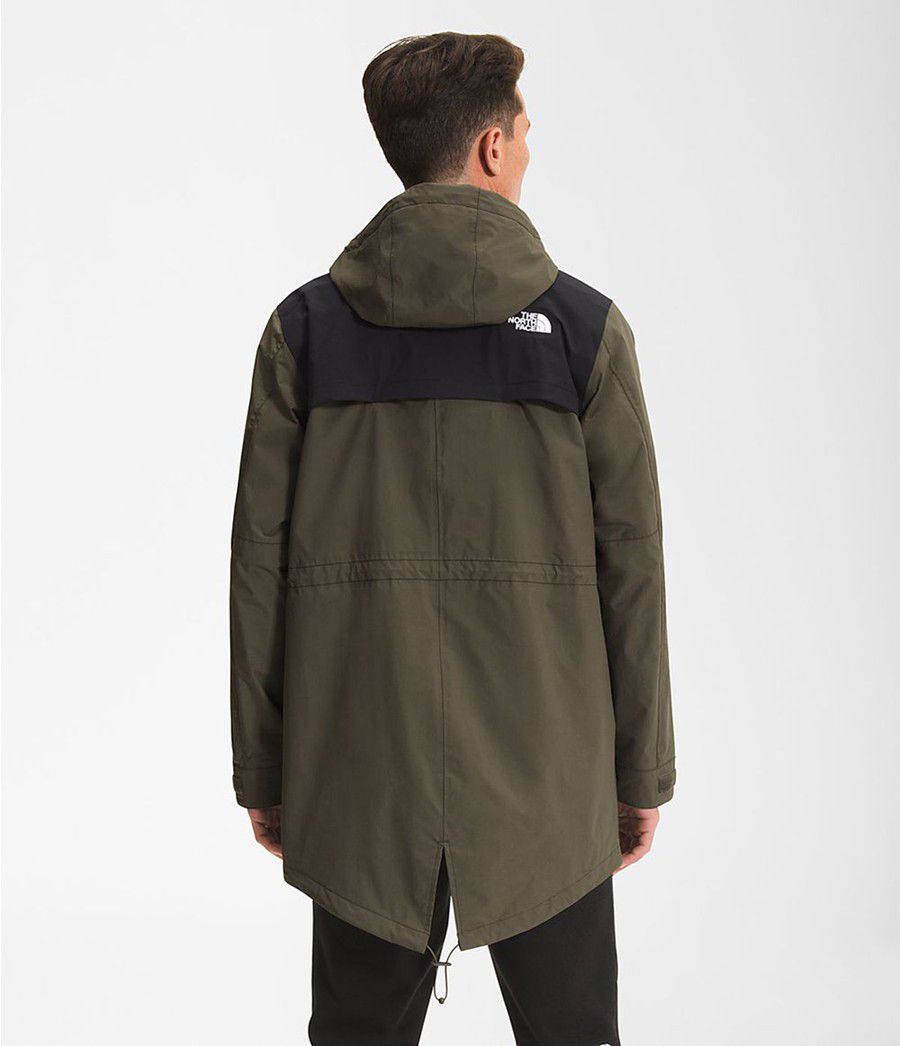 Pánské Parkas The North Face City Breeze Rain Černé | CHLZGAJ-81