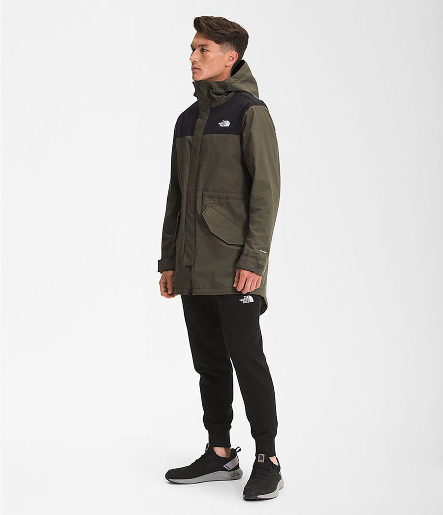 Pánské Parkas The North Face City Breeze Rain Černé | CHLZGAJ-81