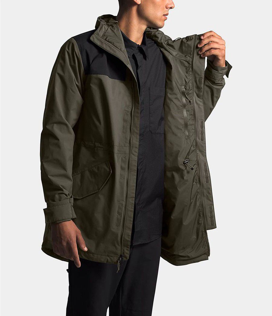 Pánské Parkas The North Face City Breeze Rain Černé | CHLZGAJ-81